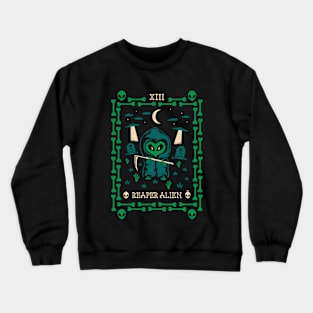 Reaper Alien Tarot Card Crewneck Sweatshirt